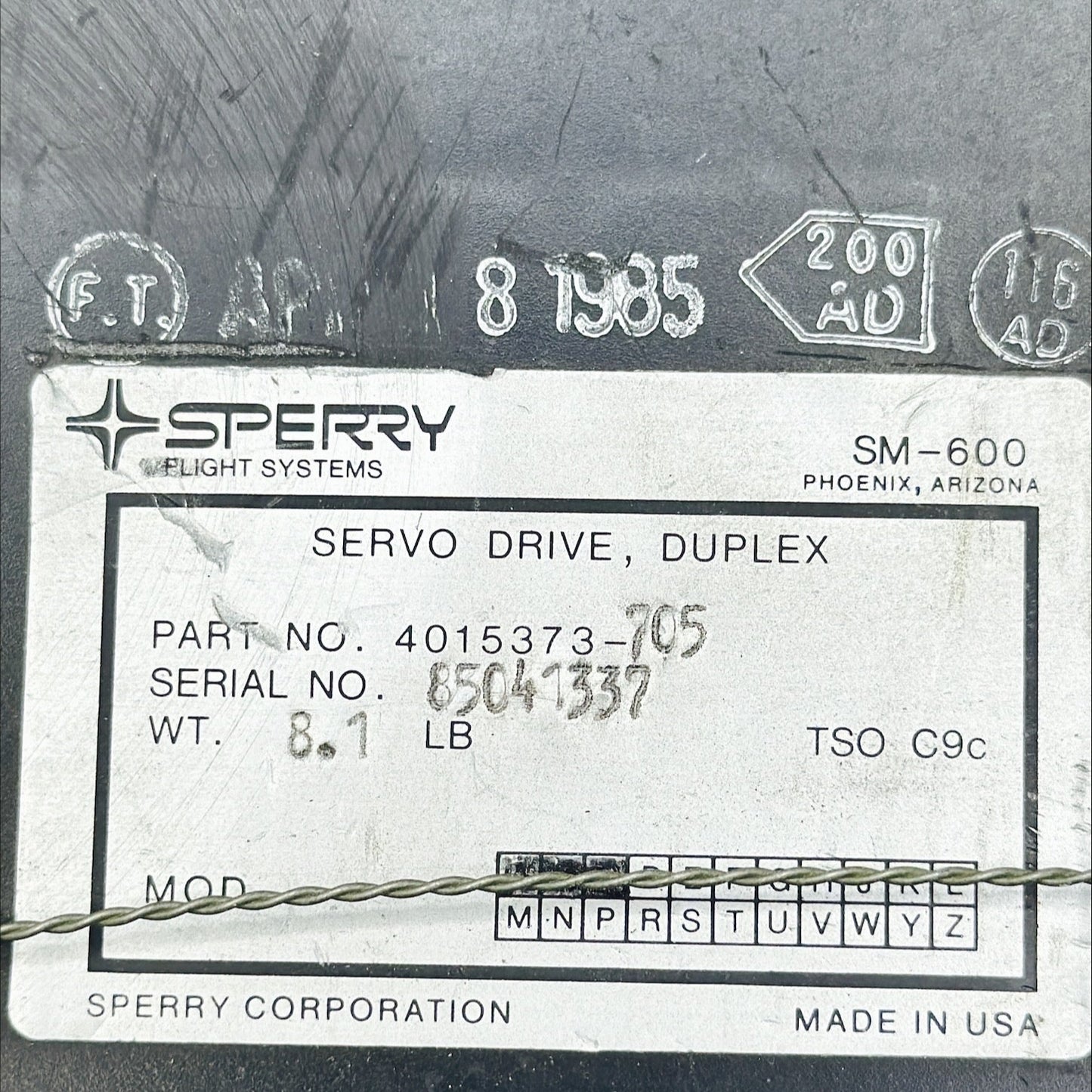 4015373-705 SERVO AILERON