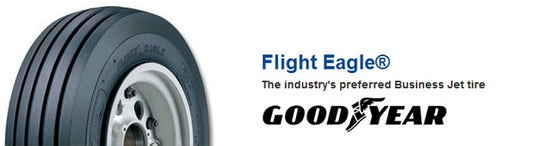 349K82-3  Goodyear Tire & Rubber® Aviation Tl Flight Eagle® 18 Ply Tire 301-551-042 H34 X 9.25-18 225 mph