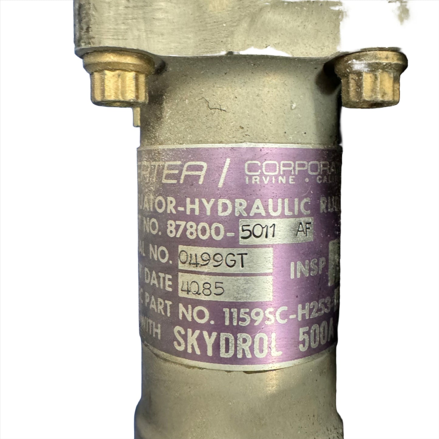 PN: 1159SCH253-11 RUDDER ACTUATOR