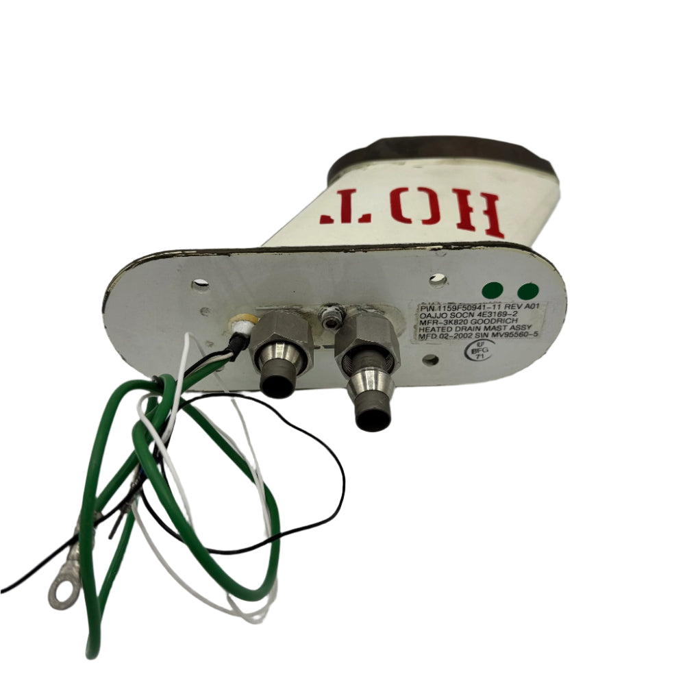 1159F50941-11 HEATED DRAIN MAST ASSY