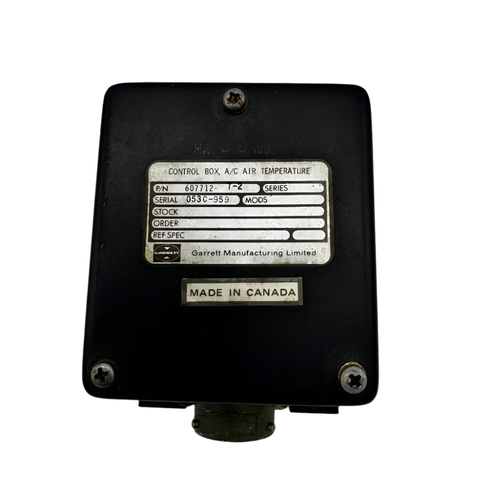 607712-7-2 CONTROL BOX, AC AIR TEMP
