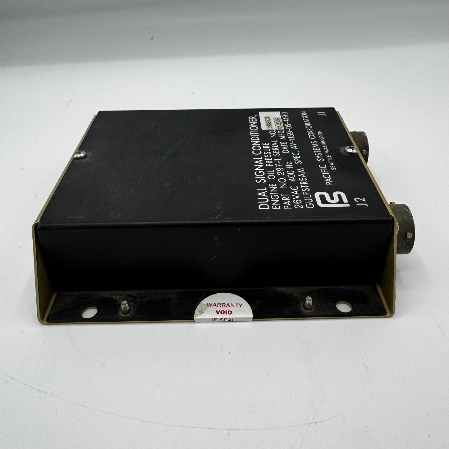 297-1 ALT PN: AV-1159-DS-419.0 DUAL SIGNAL CONDITIONER, ENGINE OIL PRESSURE