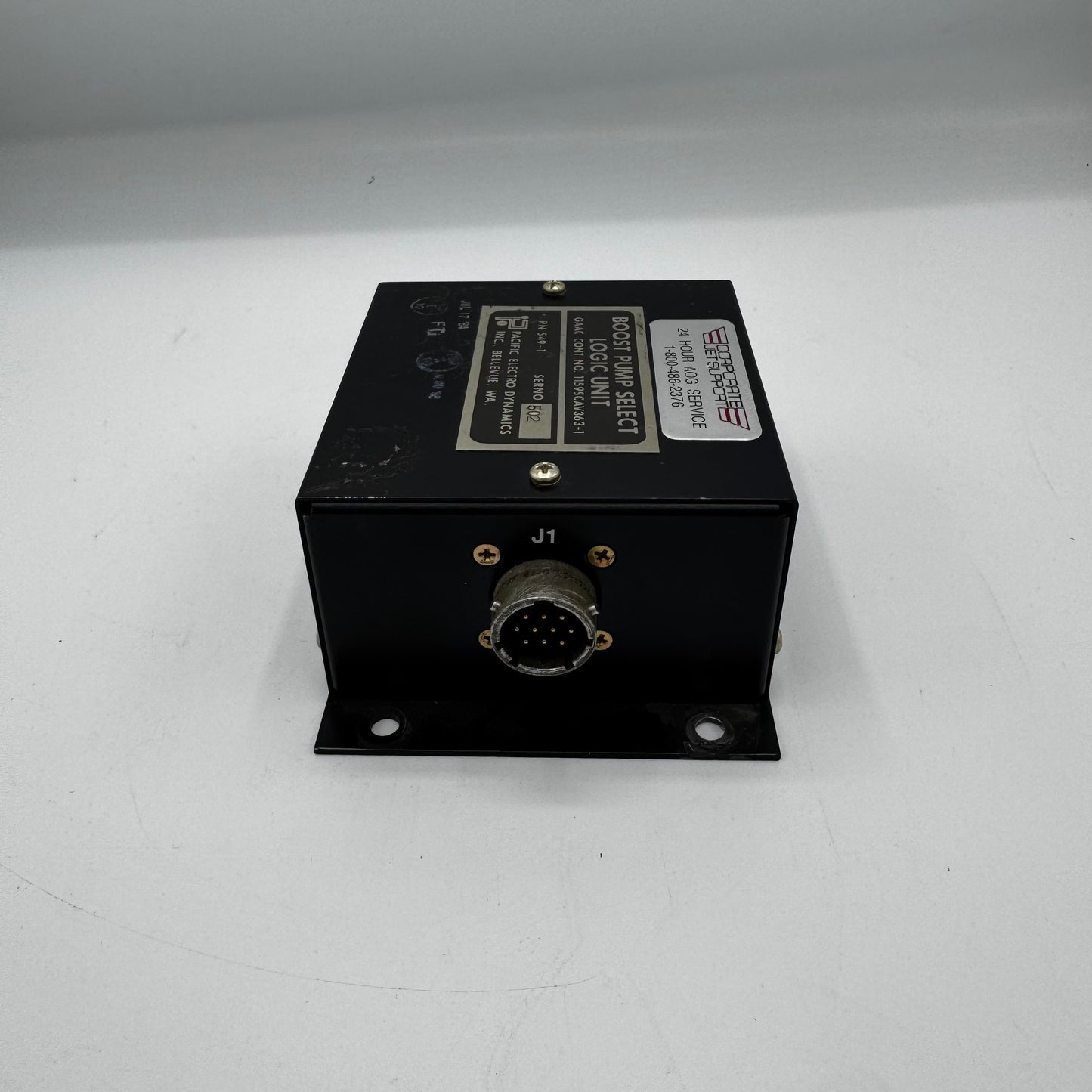 549-1 ALT PN: 1159SCAV363-1 BOOST PUMP SELECT LOGIC UNIT