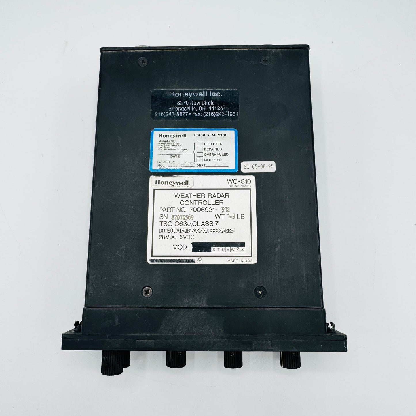 7006921-312 WEATHER RADAR CONTROLLER