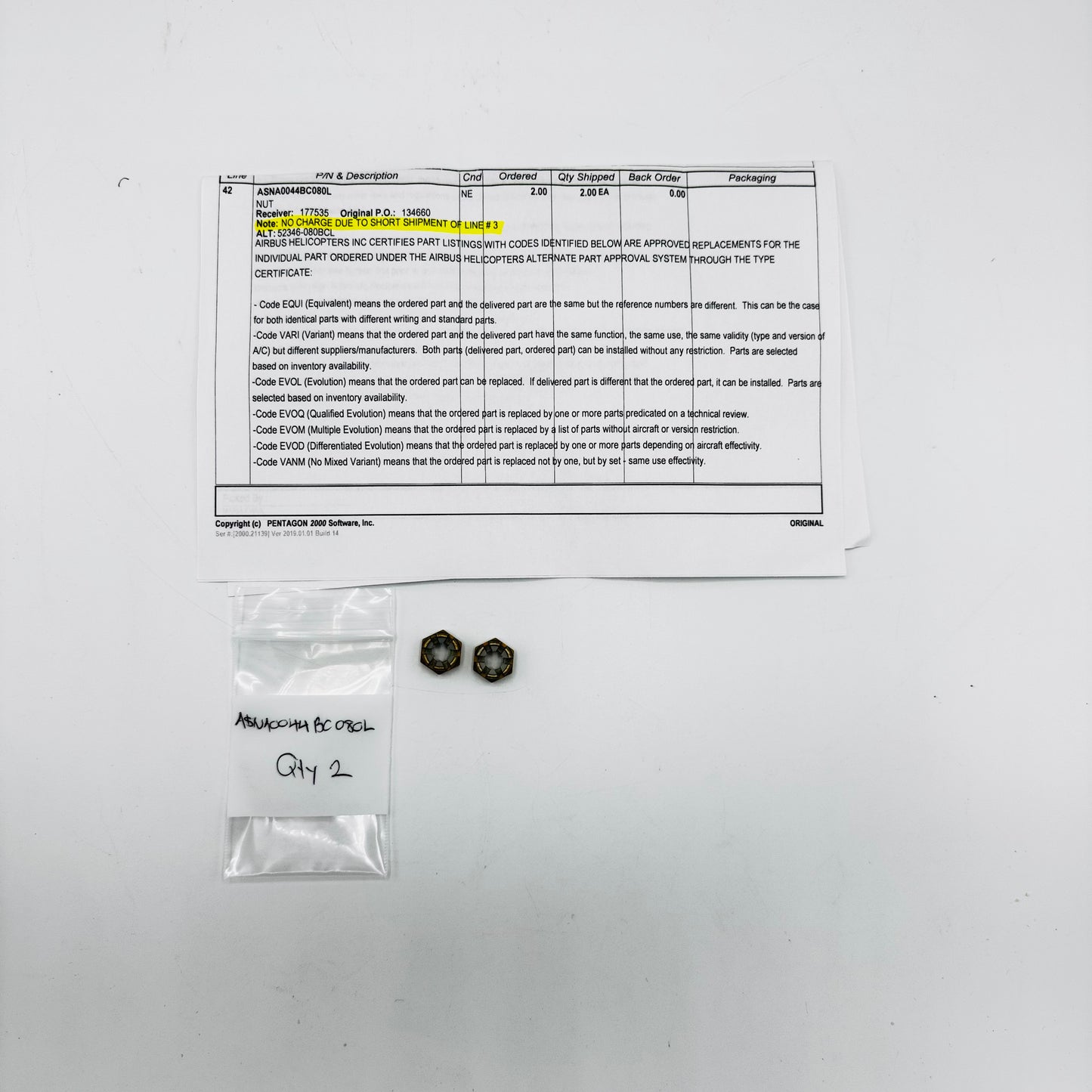 ASNA0044BC080L NUT