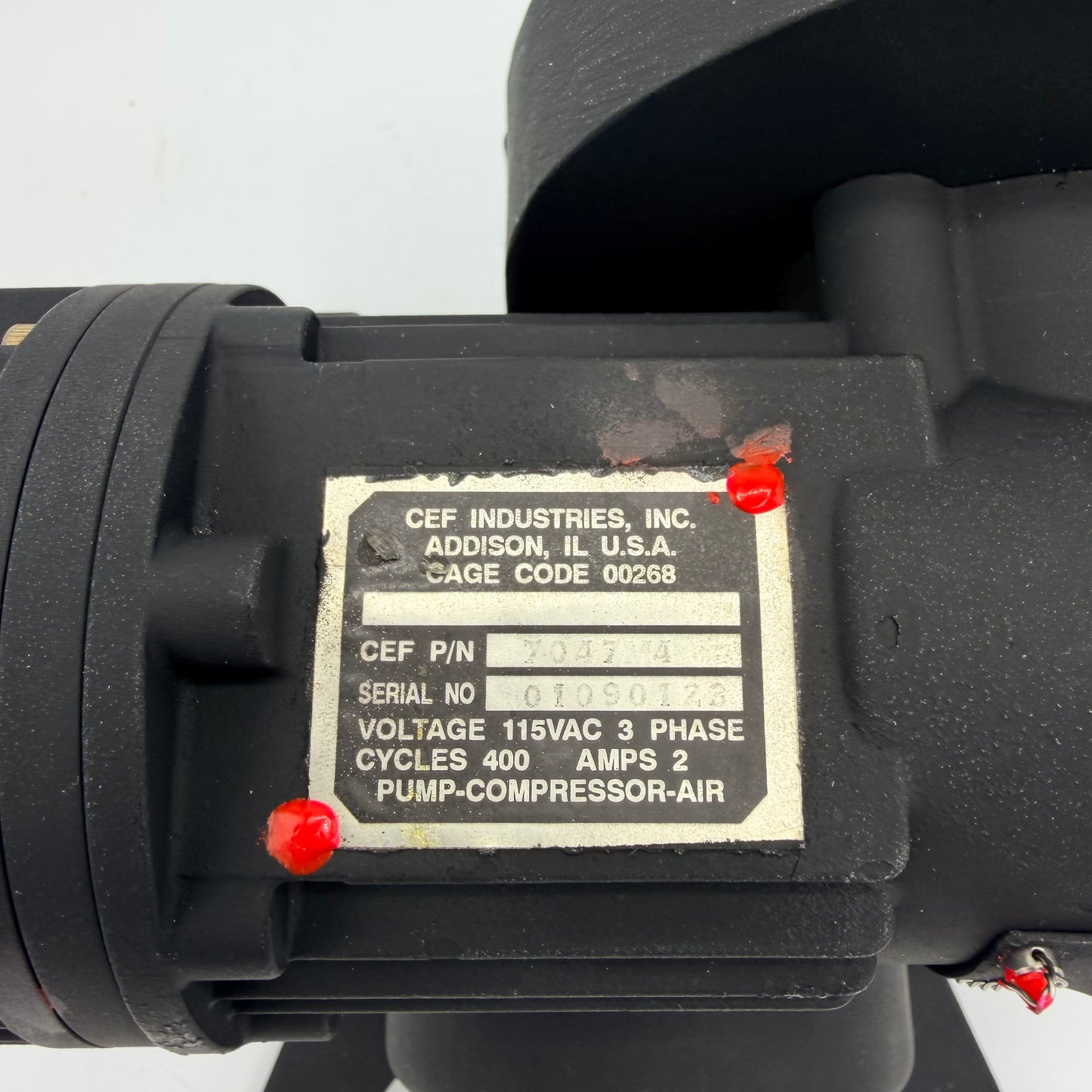 7047M4 PUMP COMPRESSOR COND: OH FAA 8130 - IN STOCK
