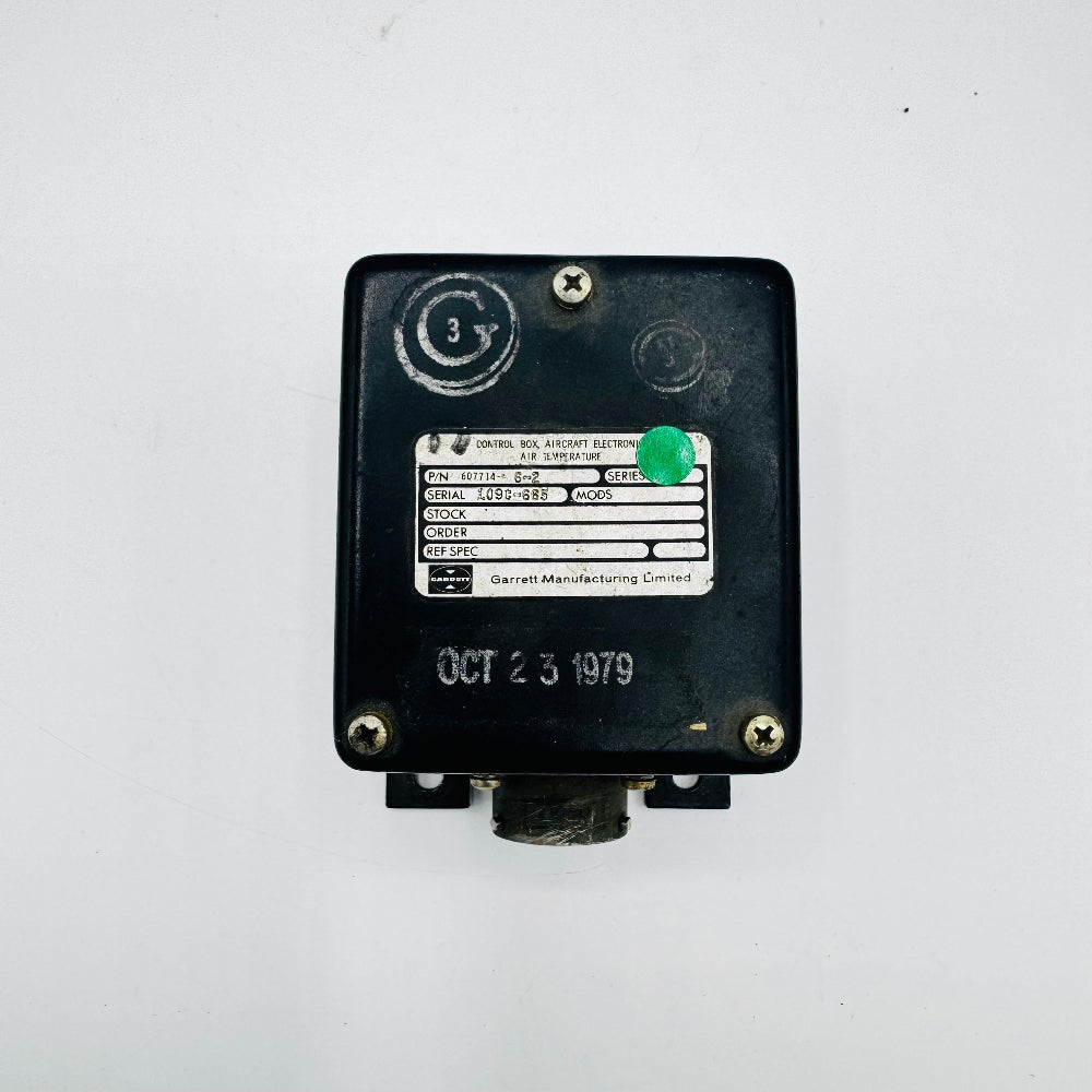 607714-6-2 CONTROL BOX AIRCRAFT ELECTRONIC TEMP