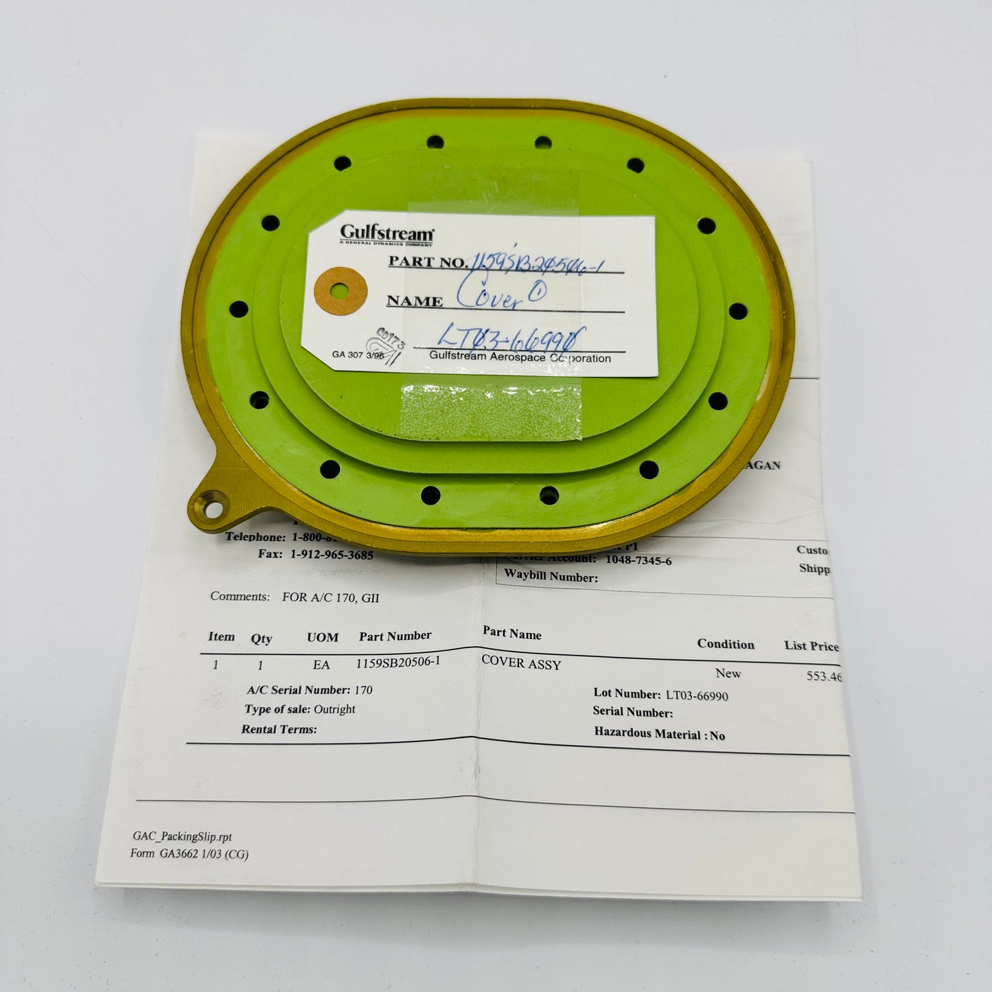 1159SB20506-1 COVER ASSY