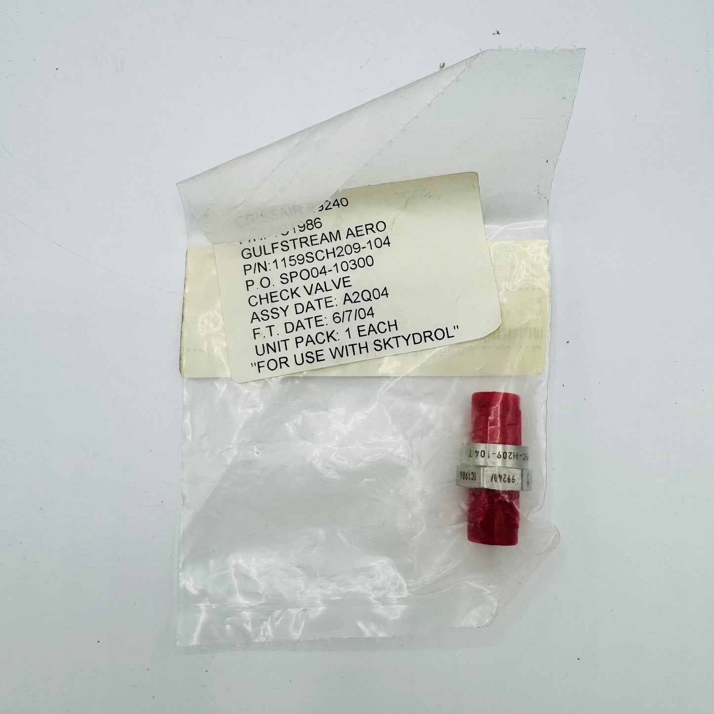 1159SCH209-104 CHECK VALVE