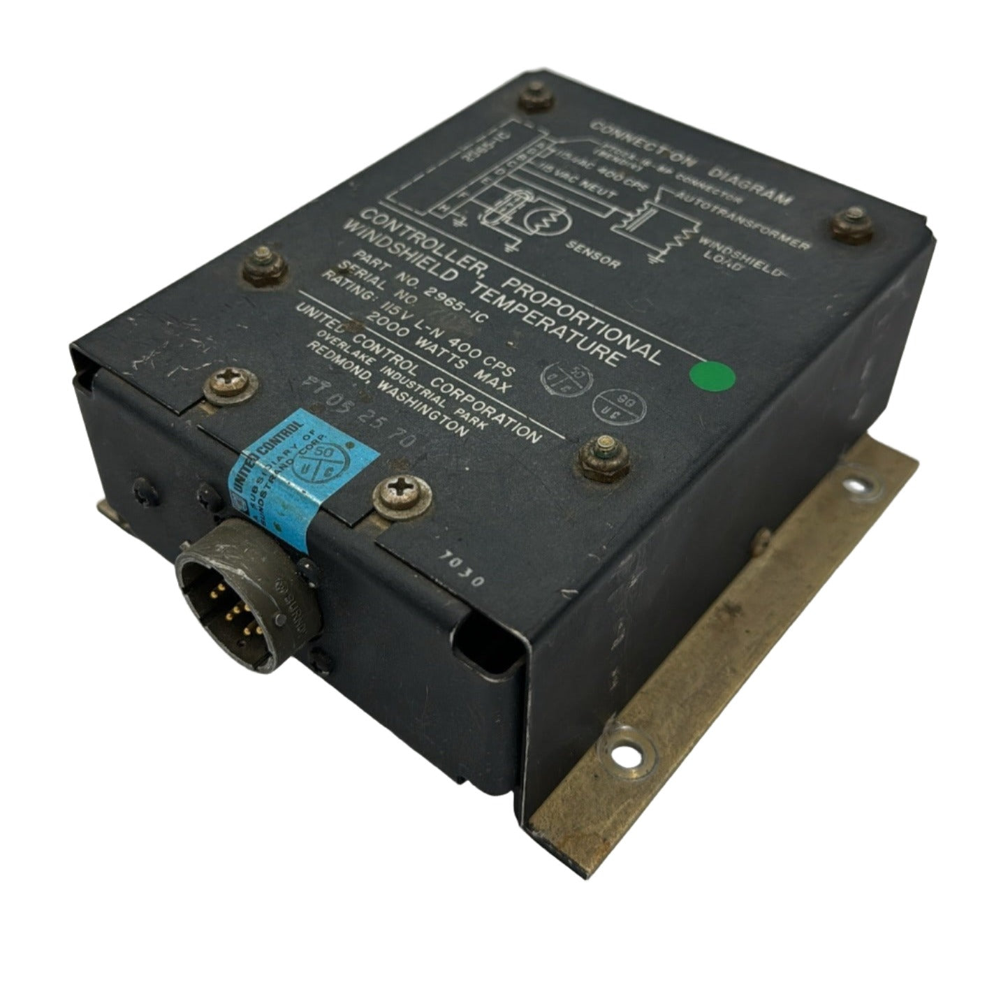 2965-IC WINDSHIELD TEMP CONTROLLER COND: SV – Avilist Corp