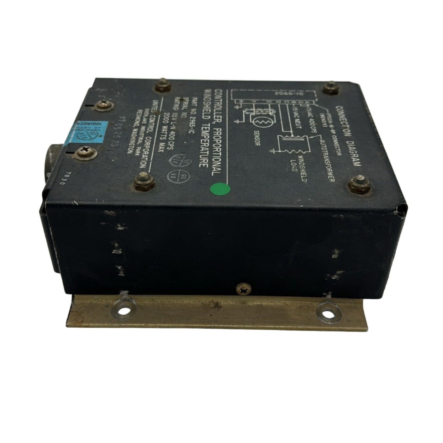 2965-IC WINDSHIELD TEMP CONTROLLER COND: SV – Avilist Corp