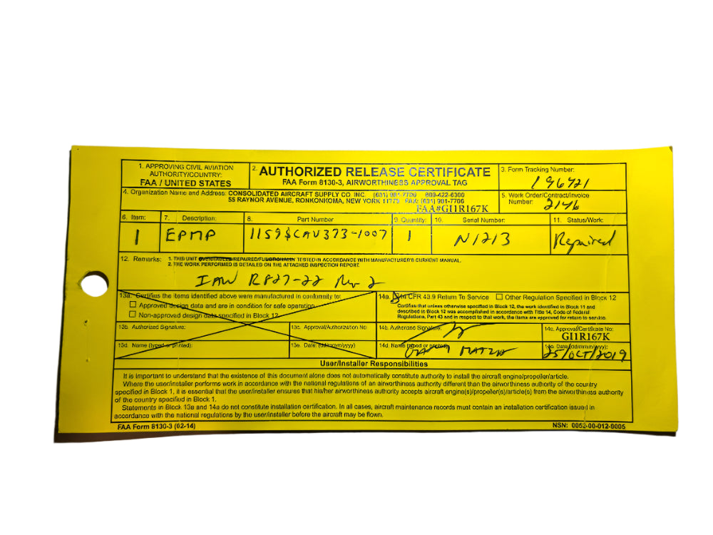 1159SCAV373-1007 EPMP PANEL