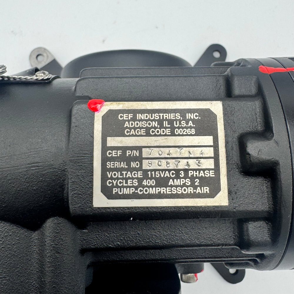 7047M4 PUMP COMPRESSOR  COND: OH FAA 8130 - IN STOCK