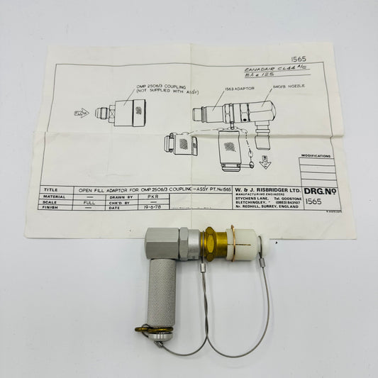 OMP2516-3 OPEN FILL ADAPTOR CANADAIR