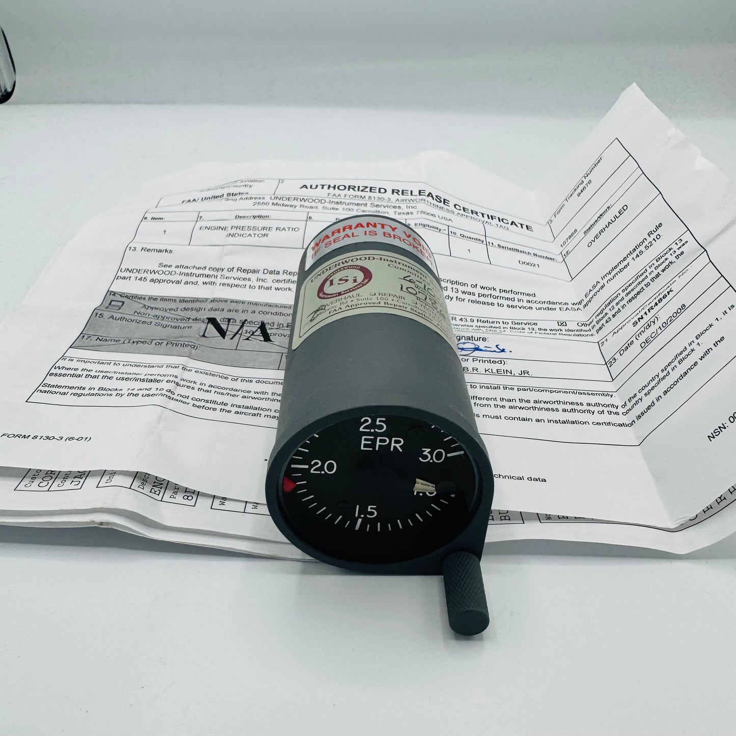8DJ149LAA2 ENGINE PRESSURE RATIO INDICATOR