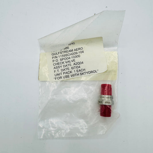 1159SCH209-104 CHECK VALVE