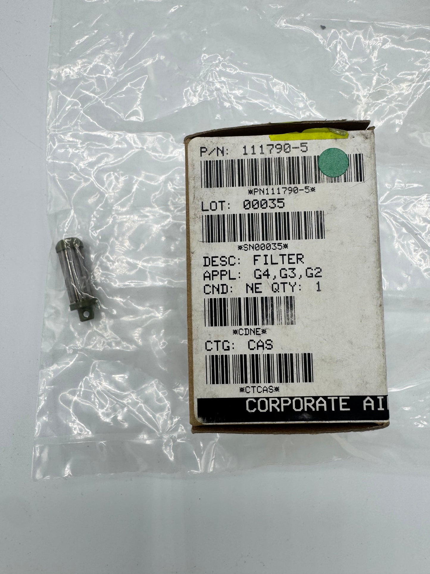 111790-5 ALT PN: 7555002 FILTER