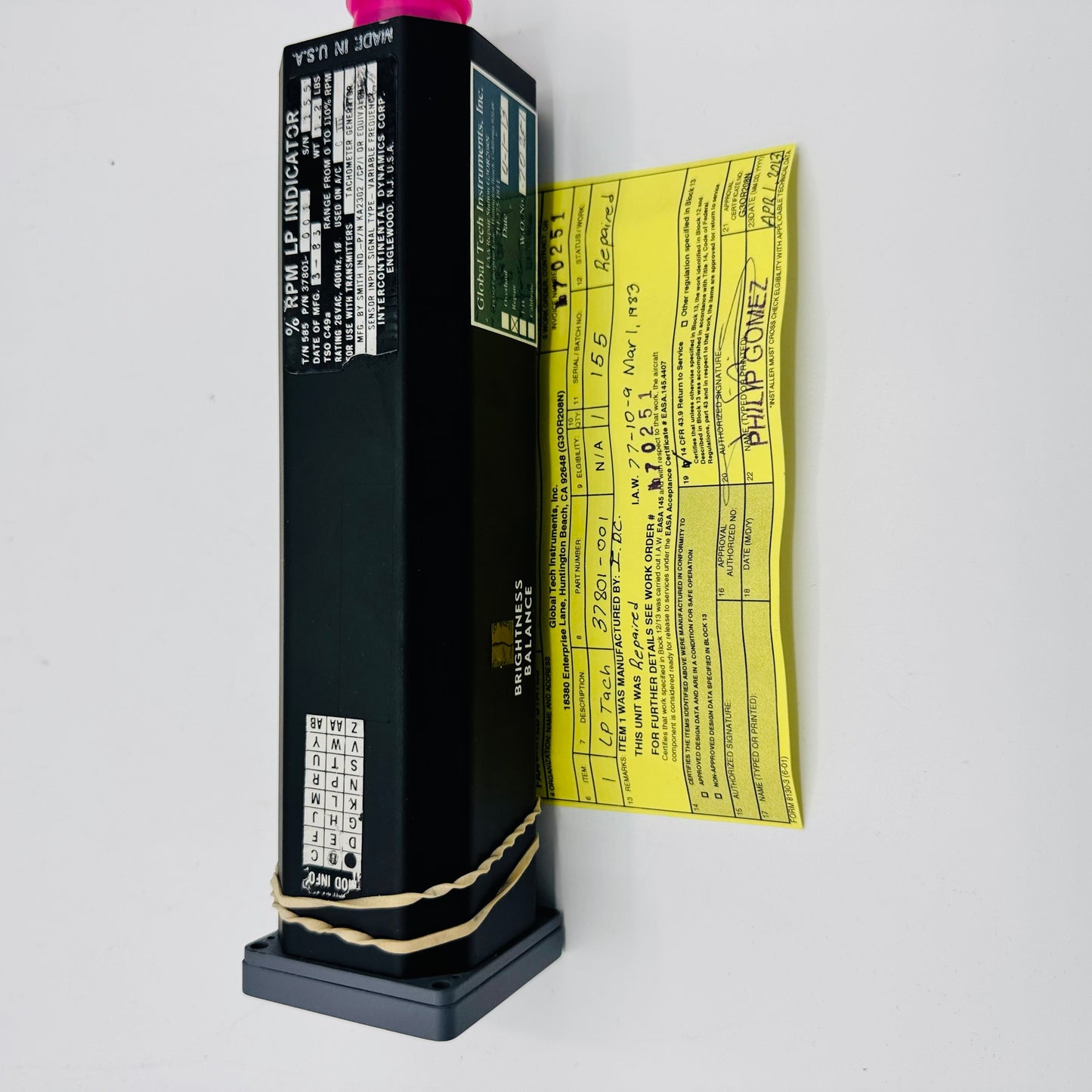37801-001 RPM LP INDICATOR